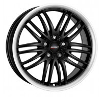 Alutec Black Sun W8.5 R18 PCD5x120 ET35 DIA72.6 racing black lip polished